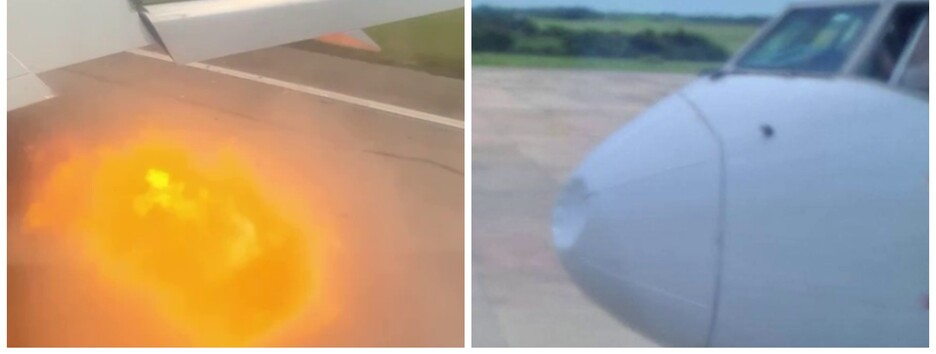 Літак з росіянами потрапив в аварію: у двигун влетів орел (відео)
