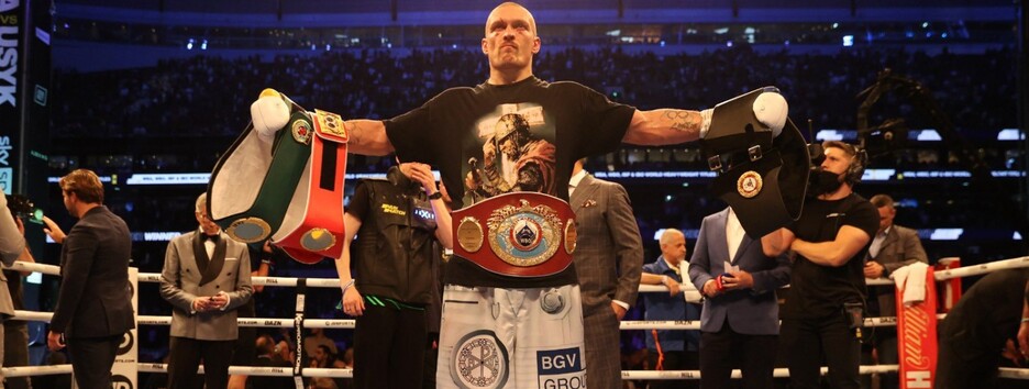 Легендарная победа Усика над Джошуа: фирменный гопак и слезы счастья