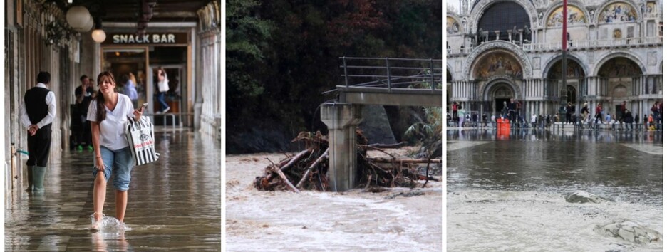 Італія тоне: в країні найсильніші дощі в історії Європи (фото, відео)