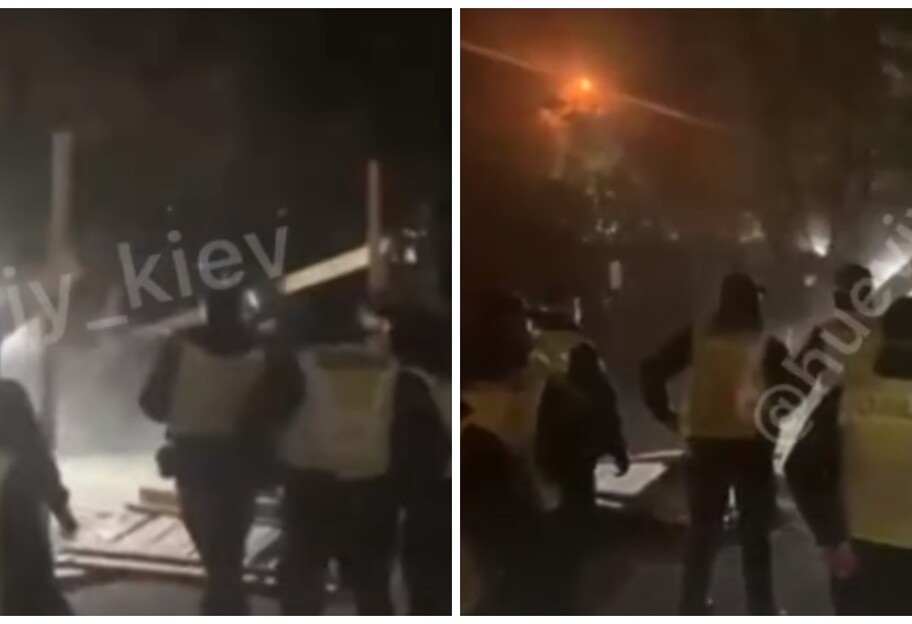 Незаконная стройка в Киеве - в Святошинском районе произошла драка с титушками - видео - фото 1