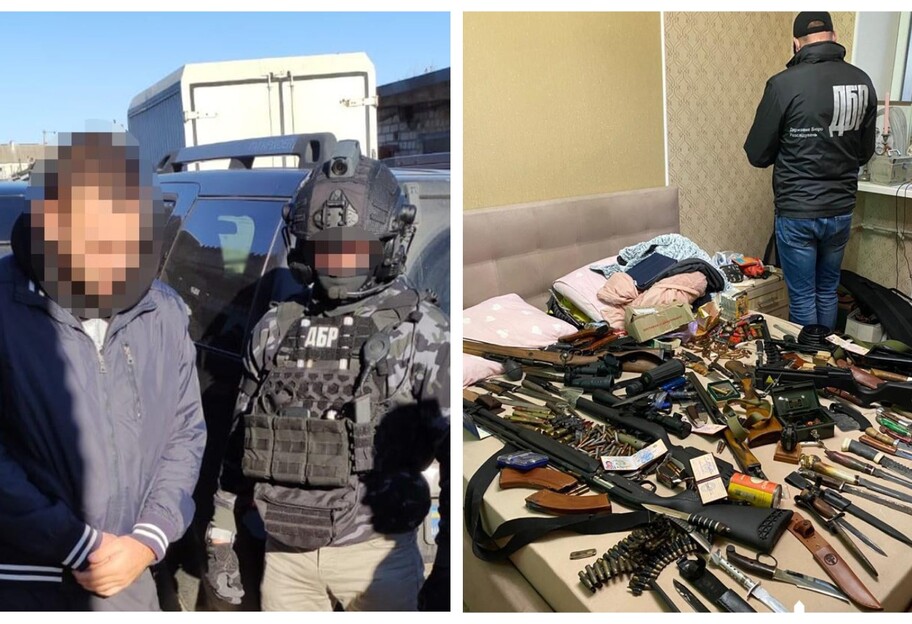 Полицейский из Киева торговал оружием - фото, видео арсенала боеприпасов  - фото 1