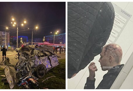 В Харькове Infiniti на большой скорости снес авто: что известно о 16-летнем виновнике ДТП (фото, видео)