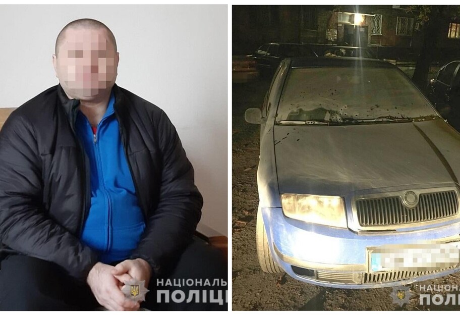 Обстріляв авто у Києві - затримано чоловіка, який обстріляв авто друга - фото 1