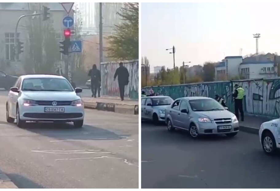 В Киеве на Вокзальной постоянно нарушают - полицейские останавливают водителей, видео - фото 1