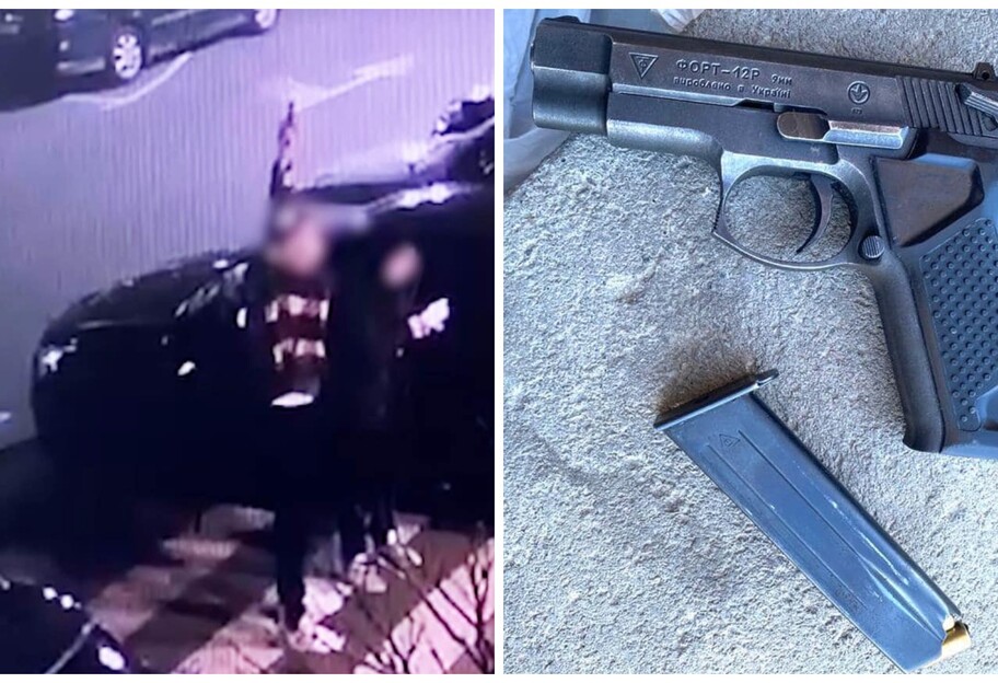 Стрельба на Софиевской Борщаговке - двое мужчин задержаны - видео - фото 1