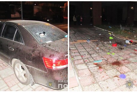 В Киеве неадекватный мужчина кидал на машины банки и гантели (фото) 