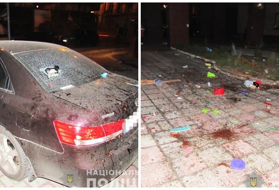 Викидав з вікна речі - у Києві на Печерську чоловік побив авто у дворі - відео - фото 1