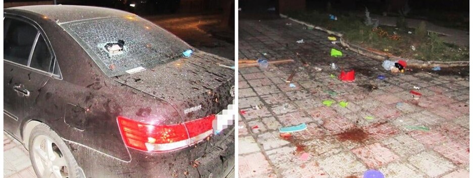 Киевлянин побил три авто, бросая вещи из окна с большой высоты (видео)