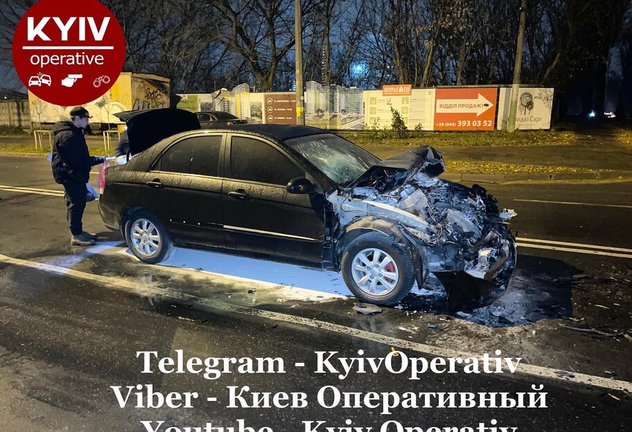 ДТП у Києві - п'яний водій KIA врізався в Iveco і представився поліцейським - фото - фото 1