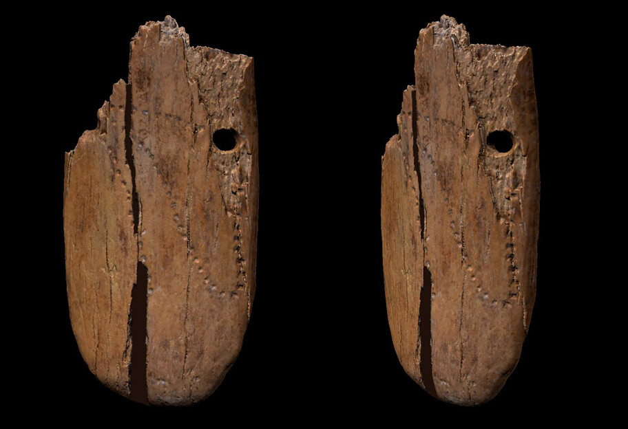 В Польше археологи нашли древнейшее украшение на континенте - кулон из бивня мамонта - фото 1