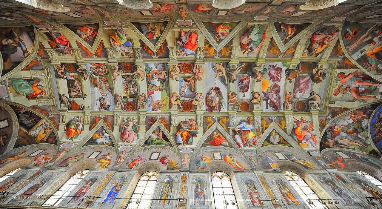 Цифровую версию росписи Сикстинской капеллы создали из 270 тыс. фото