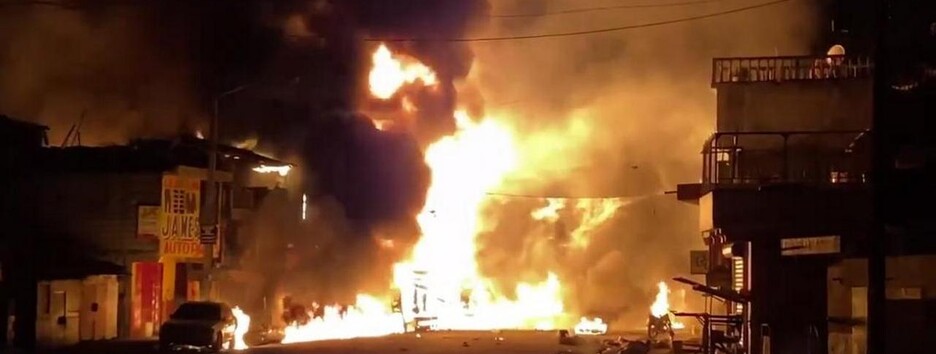 На Гаити взорвалась автоцистерна: погибли больше 50 человек (фото, видео) 