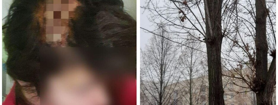 В киевской школе на голову маме упала огромная ветка: у женщины сотрясение 