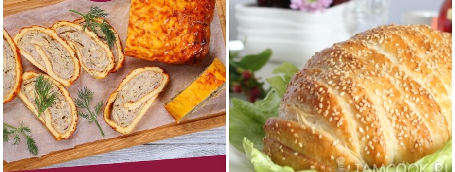 Рецепт к праздникам: необычный новогодний рулет из индейки (фото)