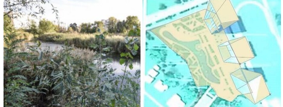 В Киеве частично засыплют и забетонируют озеро, чтобы построить высотки (фото)