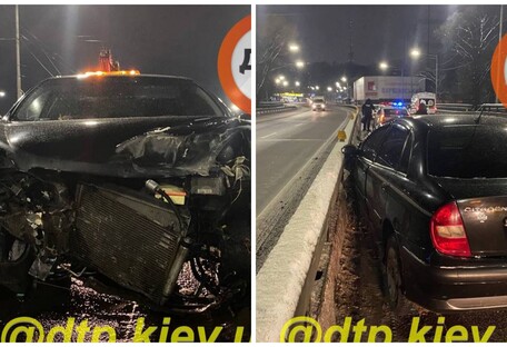 В Киеве полиция наказала за пьяное ДТП и водителя, и пассажира (фото)