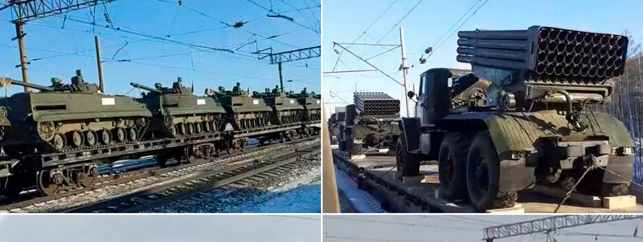 Росія масово перекидає війська на захід через всю країну: нові відео