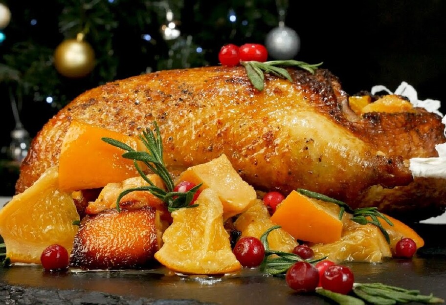 Запеченная утка с апельсинами на Старый Новый год - необычный пошаговый рецепт  - фото 1