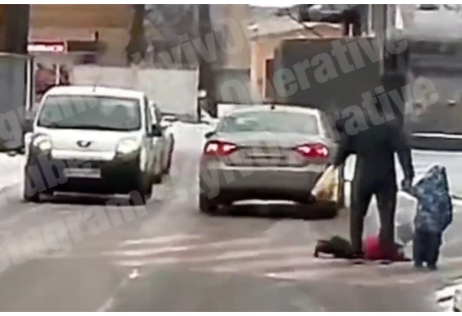 У Коцюбинському авто на пішоході збило дитину - відео - фото 1