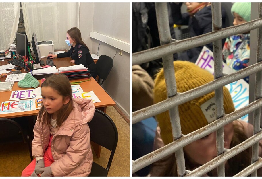 Новини Росії - у Москві заарештували мам та їх дітей за квіти та плакат - фото - фото 1