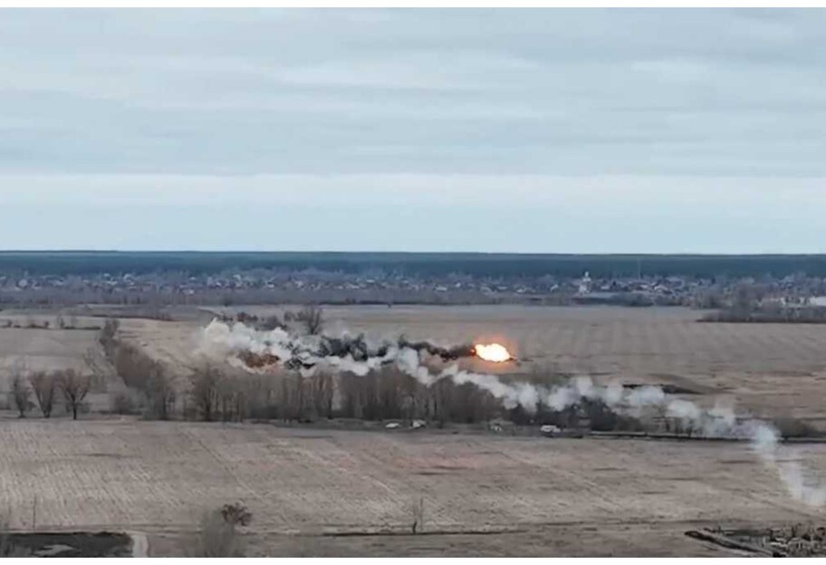 ЗСУ 5 березня збили російський вертоліт - відео аварії - фото 1