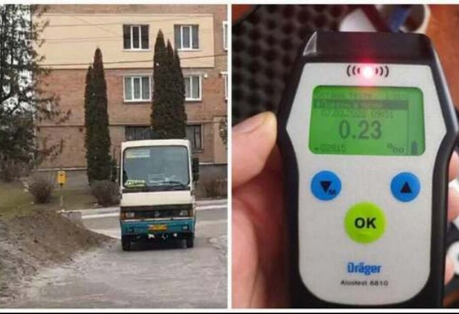 В Ровенской области за пьяное вождение изъяли микроавтобус  - фото 1