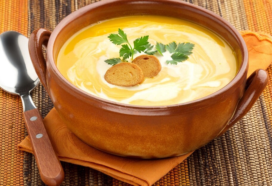 Чесночный крем-суп со сливками - простой пошаговый рецепт - фото 1