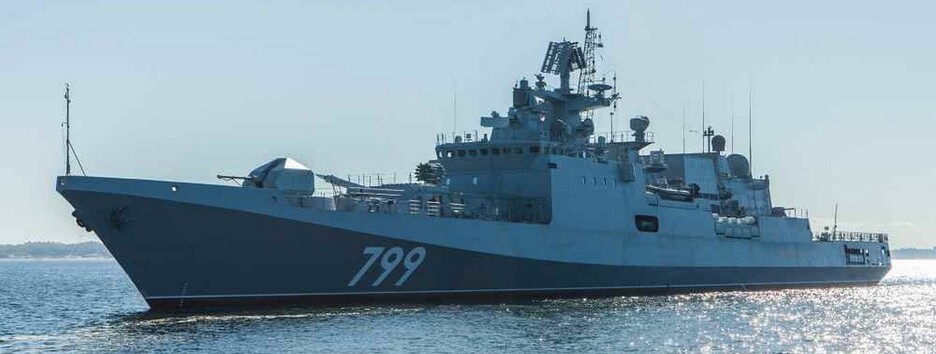В Черное море вышел российский фрегат 