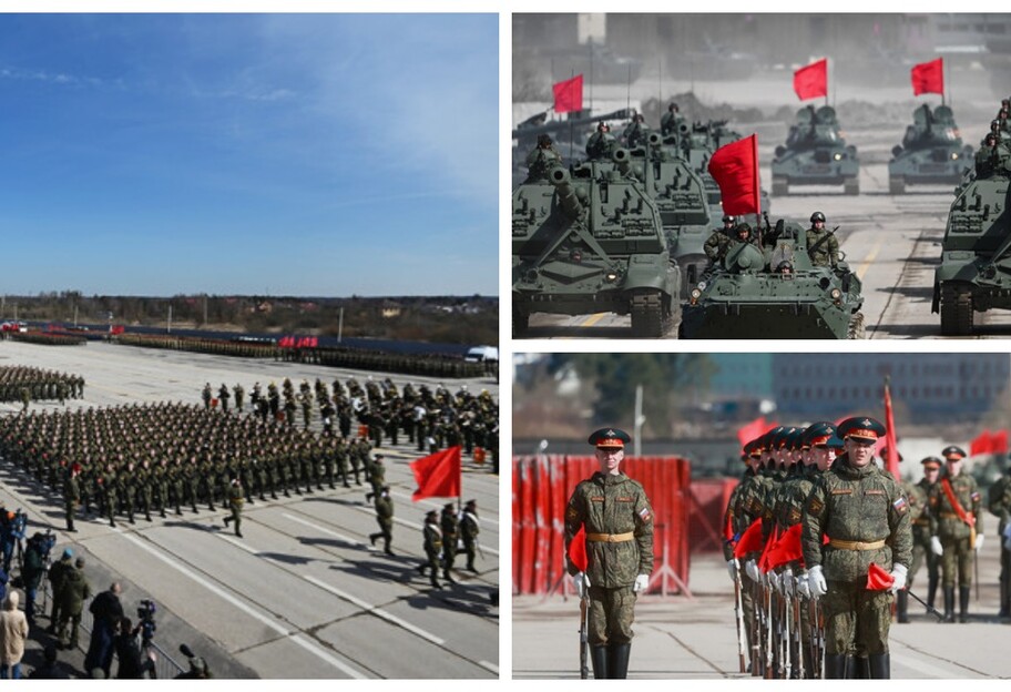 В России начались репетиции парада Победы, который планируется 9 мая на Красной площади - фото, видео - фото 1