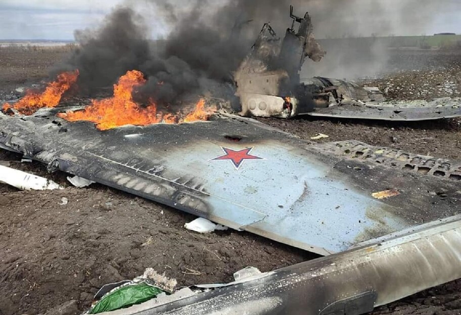Під Ізюмом ЗСУ збили російський літак - відео - фото 1