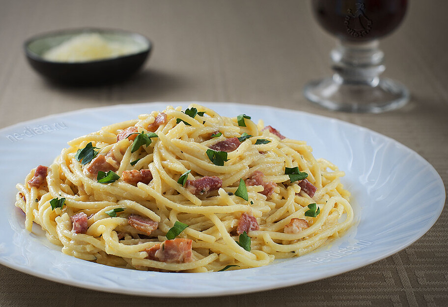Рецепт спагетти алла карбонара - как приготовить итальянскую пасту - фото 1