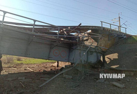 Под Мелитополем взорван железнодорожной мост на пути в Крым