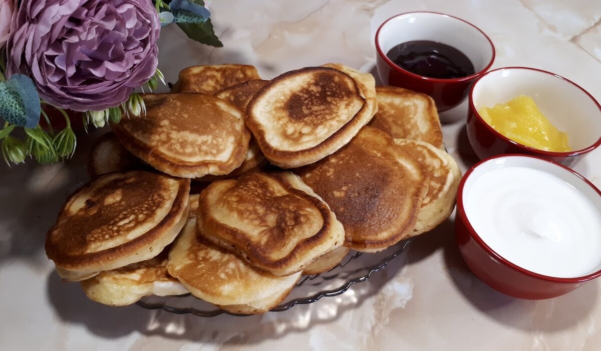 Оладьи и на ряженке - рецепт приготовления