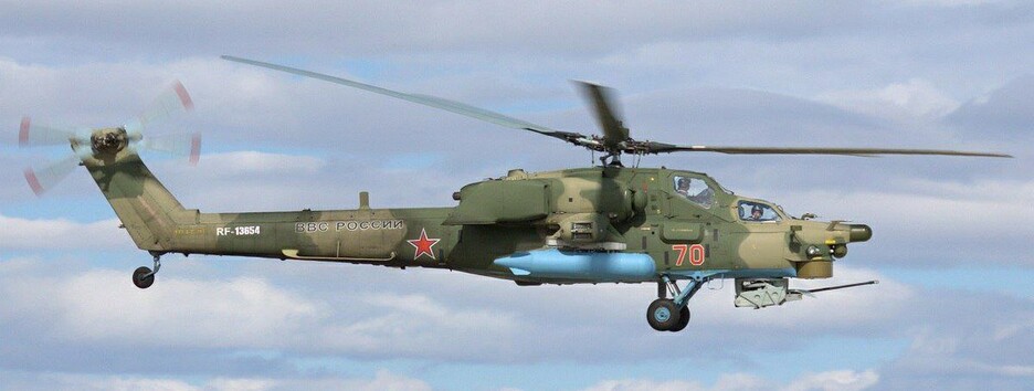 Долетался: под Харьковом сбили выставочный вертолет армии России (фото) 