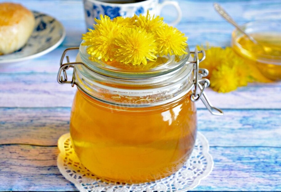 Мед из одуванчиков - рецепт цветочного варенья - фото 1