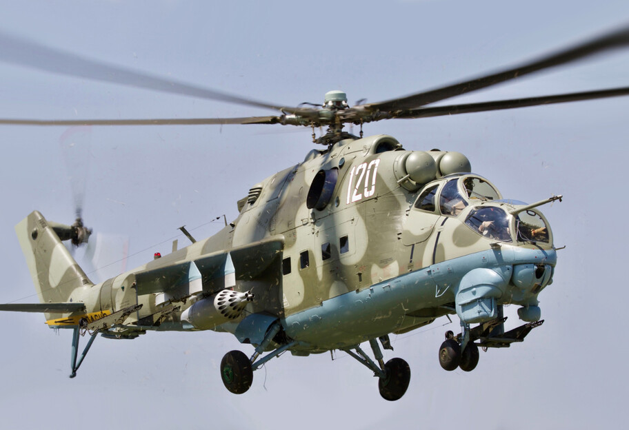 На Донеччині збили вертоліт РФ Мі-24 - фото 1