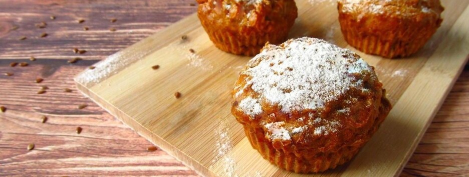 Смачно та корисно: рецепт морквяних мафінів без цукру