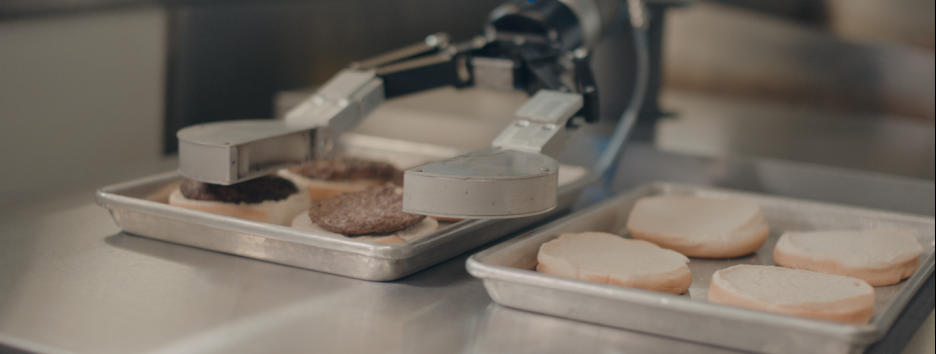 Создан робот Flippy с ИИ, который готовит бургеры