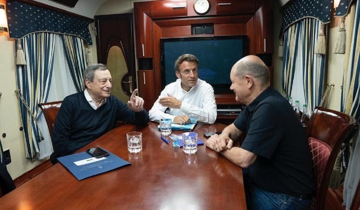 Шольц, Макрон и Драги в украинском поезде: все сложнее, чем кажется
