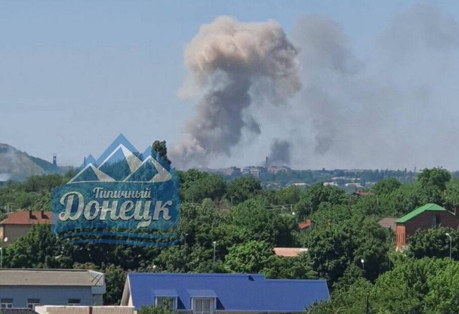 Вибухи у Донецьку 20 червня - горить склад боєприпасів на Азотному, фото-відео - фото 1