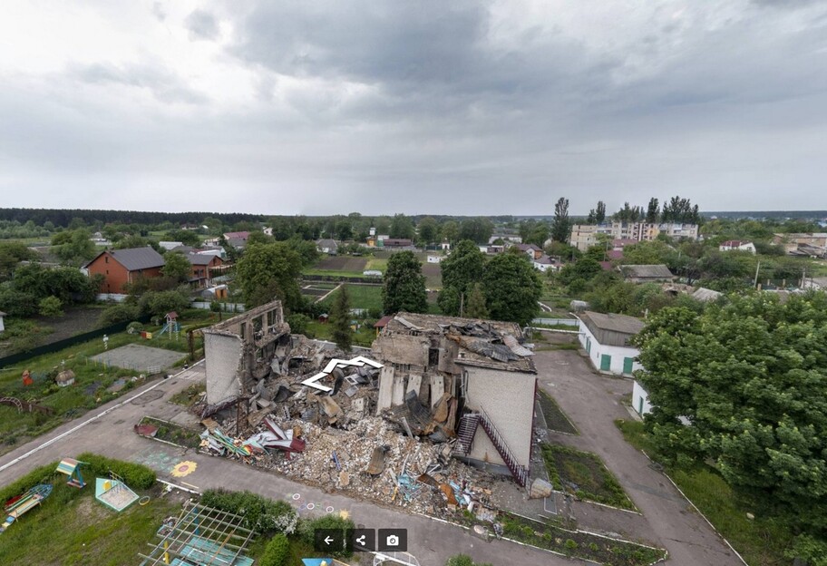 Злочини Росії у Київській області - панорама з зруйнованих міст з'явилася у мережі, фото - фото 1