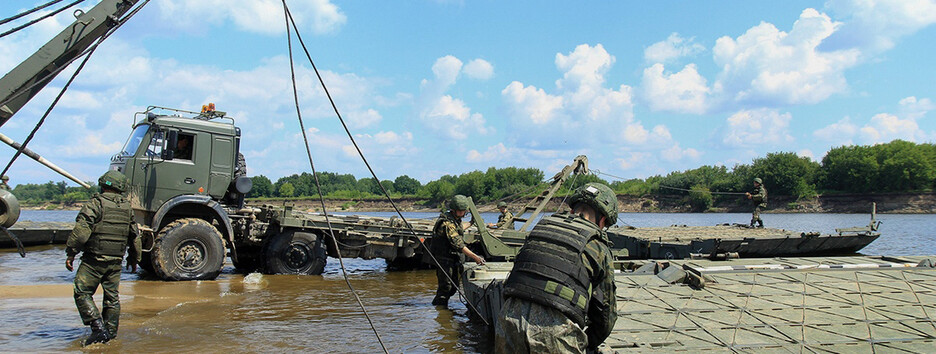 Россияне передислоцируют понтонно-мостовую технику в Луганской области: есть координаты