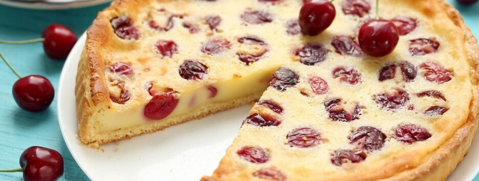 Кусочек лета на тарелке: рецепт пирога с черешней 