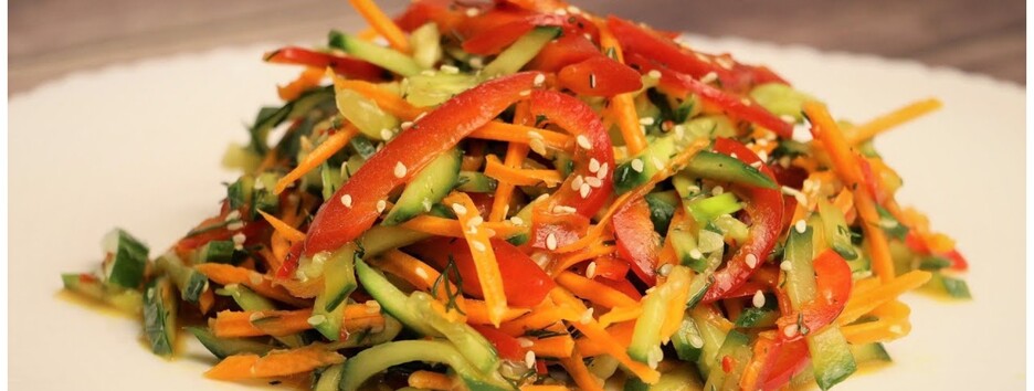 Овочевий салат під медовим соусом: рецепт пікантної страви до гарніру