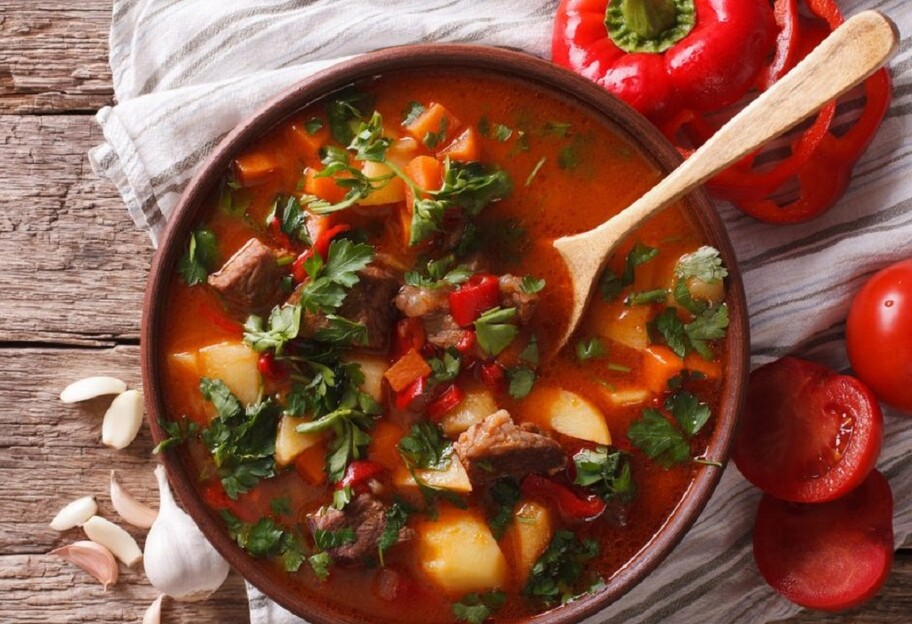 Суп из овощей и говядины - готовим сытный обед - рецепт  - фото 1