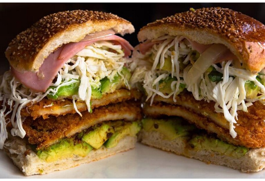 Сэндвич семита - мексиканский бутерброд со свининой и авокадо - пошаговый рецепт - фото 1