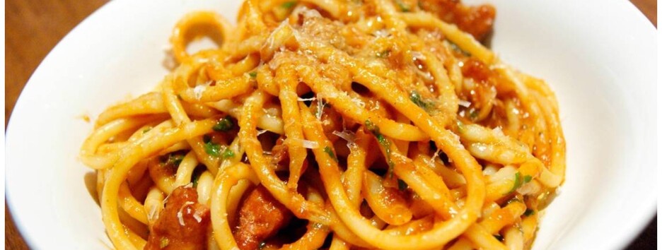 Италия рядом: рецепт пасты букатини аматричана