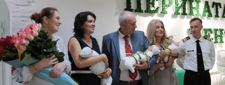 Казацкому роду нет перевода: в семье военнослужащих ВСУ родилась тройня (фото) 