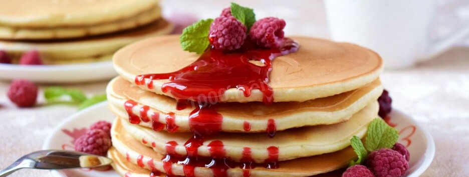 Веганский десерт: рецепт панкейков без яиц и молока