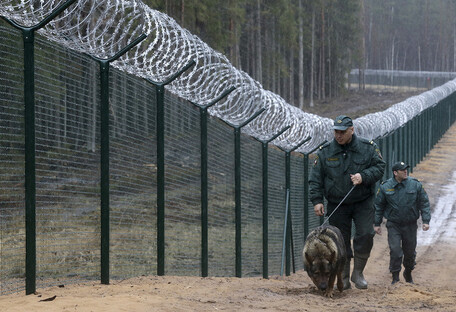 Литва построила забор с колючей проволокой на границе с Беларусью